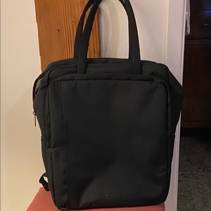 Herschel black nylon backpack shoulder travel bag